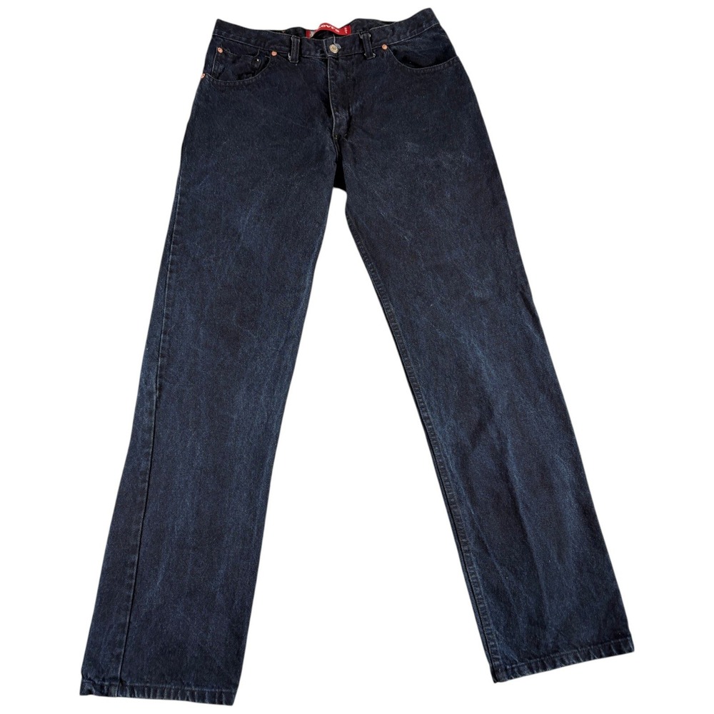 Levis 501 Jeans Mens 30x32 Dark Washed Straight Leg Vintage Workwear Denim